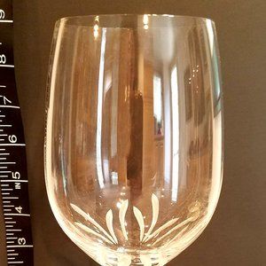 4 Princess House Vignette Glasses. 9" Fine Cristal